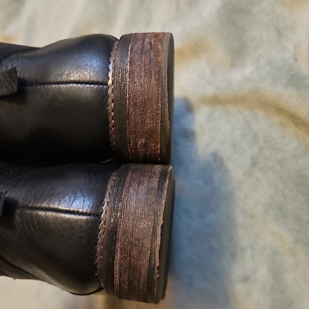 Franco Sarto Hyla Bootie in Black Leather - Picture 7 of 9